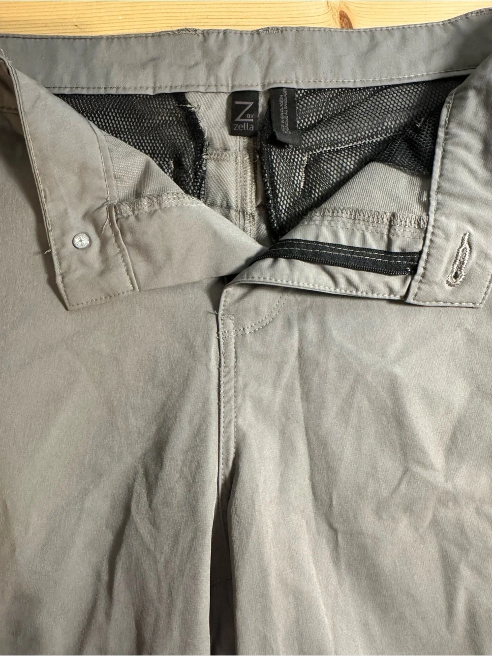 ZELLA LIGHT GREY BUSINESS PANT